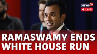 Vivek Ramaswamy Live  Iowa Caucus 2024 LIVE  US Presidential Election  Vivek Ramaswamy In Iowa [upl. by Verna]