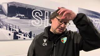 Craig Harrison following SPFL Trust Trophy final defeat against Airdrieonians [upl. by Asnerek968]