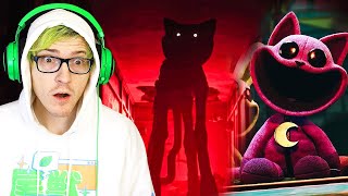 POPPY PLAYTIME CHAPTER 3 GAMEPLAY TRAILER amp CATNAP REVEAL Reaction [upl. by Sartin178]