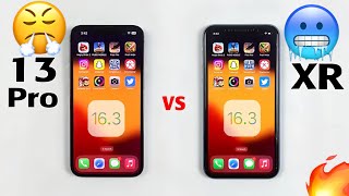 IPHONE 13 PRO VS IPHONE XR  SPEED TEST 🥶please subscribe me 🙏 [upl. by Eiclek186]