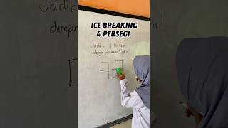 Jadikan 4 persegi dengan memindahkan 3 garis Level paling mudah icebreaking [upl. by Lodovico]