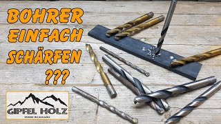 EINFACH UND EXAKT  Bohrer in 30s perfekt schärfen  Drill Doctor Test [upl. by Aninaig367]