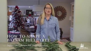 How To Fluff and Shape an Artificial Christmas Tree [upl. by Moth]