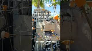 Fake Rock Rebar Bending Starts davehendersonpodiacom fakerock fauxrock [upl. by Berke]