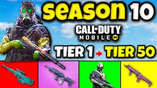 NEW SEASON 10 BATTLE PASS MAXED in COD MOBILE 🤯 [upl. by Maude]