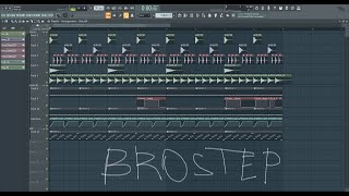 How to make Dubstep  Brostep in FL Studio 20 Wubbaducks Serum Presets [upl. by Senaj]