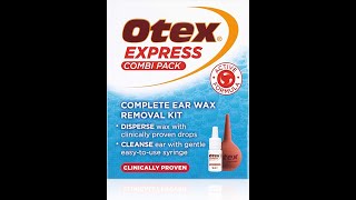 Otex Express Combi Pack Complete Ear Wax Removal Kit Review [upl. by Wieche]