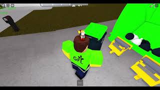 Roblox garbage trucks  GFL rear loader on trash route [upl. by Yenruoc584]