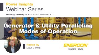 Generator and Utility Paralleling Modes of Operation [upl. by Cristy]