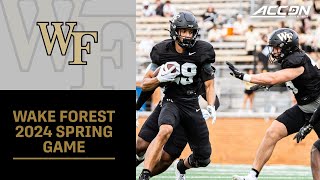 2024 Wake Forest Demon Deacons Spring Football Game [upl. by Ycam]