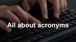 When to define acronyms in academic writing [upl. by Accemahs]