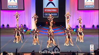 ICU Worlds  Czech National Team 2022 Junior All Girl Advanced [upl. by Gluck241]