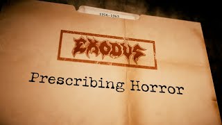 EXODUS  Prescribing Horror OFFICIAL LYRIC VIDEO [upl. by Perkin867]