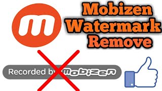 One ClickHow to Remove Mobizen Watermark Logo Recorded by Mobizen [upl. by Yrtneg521]