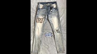 AMIRI Jeans Review [upl. by Suirauqram]