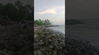 Puthenthode Beach beach beachvibes chellanam [upl. by Candless]