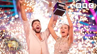 Watch in full WINNERS Rose amp Giovanni lift the Glitterball Trophy 🏆 ✨ The Final ✨ BBC Strictly 2021 [upl. by Elana714]