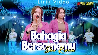 Dini Kurnia  Bahagia Bersamamu Lirik Video [upl. by Eiznekam]