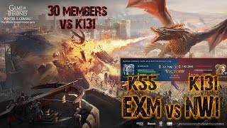 GOTWIC  TheScott ⚔️KvK⚔️  30 EXM members vs NW1🔥 [upl. by Neema]