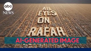 ‘All Eyes on Rafah’ AI image gains over 40 million shares on Instagram [upl. by Stokes]