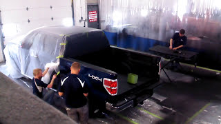 Bed Liner SprayIn Bedliner Install Time Lapse [upl. by Nelli]