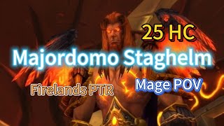 Majordomo Staghelm  25 HC  Firelands PTR  Mage POV [upl. by Lela]