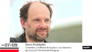 Denis Podalydès  quotJai fini par faire un coming out sur le footquot [upl. by Dunston649]