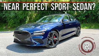 The 2022 Genesis G70 33T Is A StandOut Turbocharged RWD Sport Sedan [upl. by Longawa287]