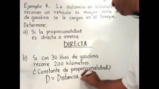 Proporcionalidad directa e inversa EJEMPLO 6 [upl. by Hettie]