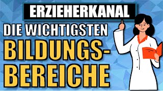 Die 10 BILDUNGSBEREICHE  Bereiche der Bildung in Kindergarten und Co  ERZIEHERKANAL [upl. by Kurys714]