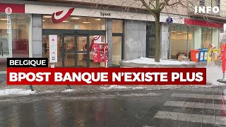 Belgique  Bpost Banque nexiste plus et sintègre à BNP Paribas Fortis  RTBF Info [upl. by Ainatnas963]