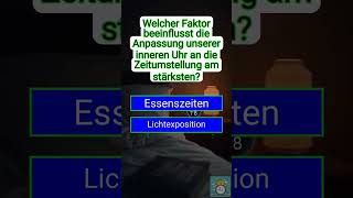 🌞 ZeitumstellungTrick Dieser Faktor steuert deine innere Uhr 🕰️ Wusstest du das [upl. by Roarke]