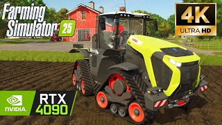 FARMING SIMULATOR 25 RTX 4090  i913900k  4K ULTRA [upl. by Itsirk]