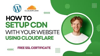 How to Set up Cloudflare CDN on WordPress  Free SSL Certificate  Cloudflare CDN Setup wordpress [upl. by Suirtemed]