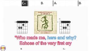 JOHNNY CLEGG amp SAVUKA Scatterlings of Africa FCN GUITAR CHORDS amp LYRICS [upl. by Niwhsa]