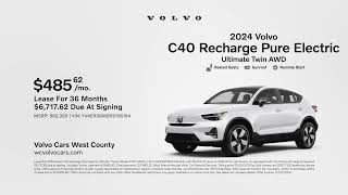 Volvo C40 Recharge Pure Electric 11262024 4603175 [upl. by Garris]