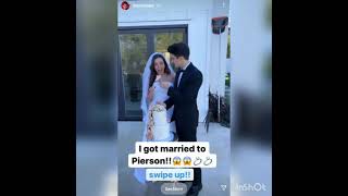 BRENT AND PIERSON GOT MARRIED FOR 24 HOURSBrent Rivera Instagram Story [upl. by Shay]