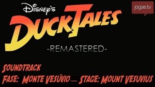 JogaêTV Ducktales Remastered Soundtrack OST Mount Vesuvius Stage  Fase Monte Vesúvio [upl. by Cordula]