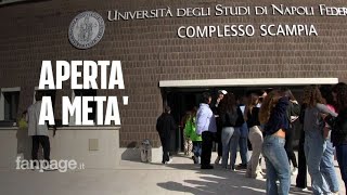 Università a Scampia già disagi per gli studenti quotÈ vuota accessibili solo 45 aulequot [upl. by Courtnay]