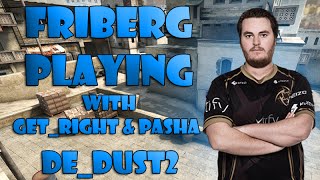 CSGO  friberg playing Dust2 w GeTRiGhT and pashaBiceps [upl. by Sprage239]