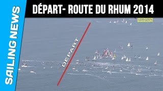 Départ de la course  Route du Rhum 2014 [upl. by Leiva570]