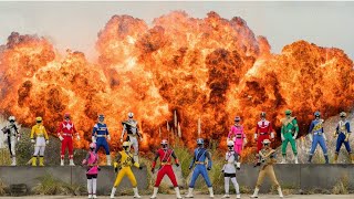 Dimensions in Danger all fights all fights  Super Ninja Steel [upl. by Casey]