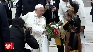 Highlights  Jakarta Official Welcome 3 September 2024 Pope Francis [upl. by Noslien]