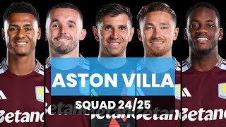 Meet the Aston Villa Squad Taking the Premier League by Storm [upl. by Allys]