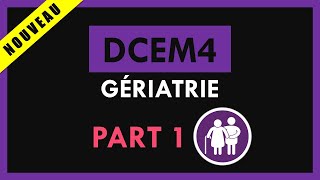 Gériatrie Conférence  DCEM4  Part 1 [upl. by Hsatan]