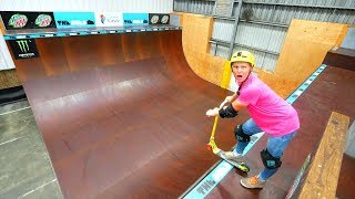 AUSTRALIAS BIGGEST HALFPIPE ON SCOOTER [upl. by Marion]