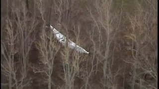 Small plane crashes catches fire in Henderson Co [upl. by Ahsoyek]