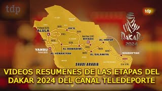 Dakar 2024 Resúmenes de etapa del canal Teledeporte [upl. by Zared327]