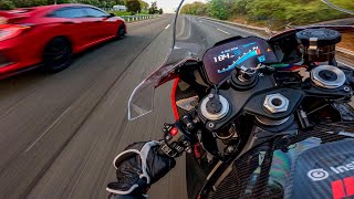 S1000RR “CHILL” RIDE TESTING TOP SPEED [upl. by Elli]