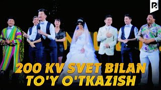 Million jamoasi  200 kv svet bilan toy otkazish [upl. by Kwang]